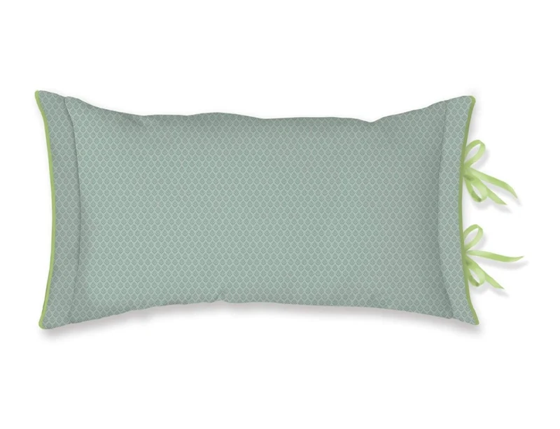 Coussin Percale de coton - EVERBLOOM Vert