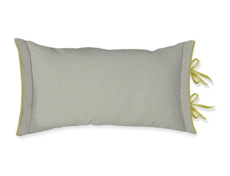 Coussin Percale de coton - DARJEELING DAYS Vert