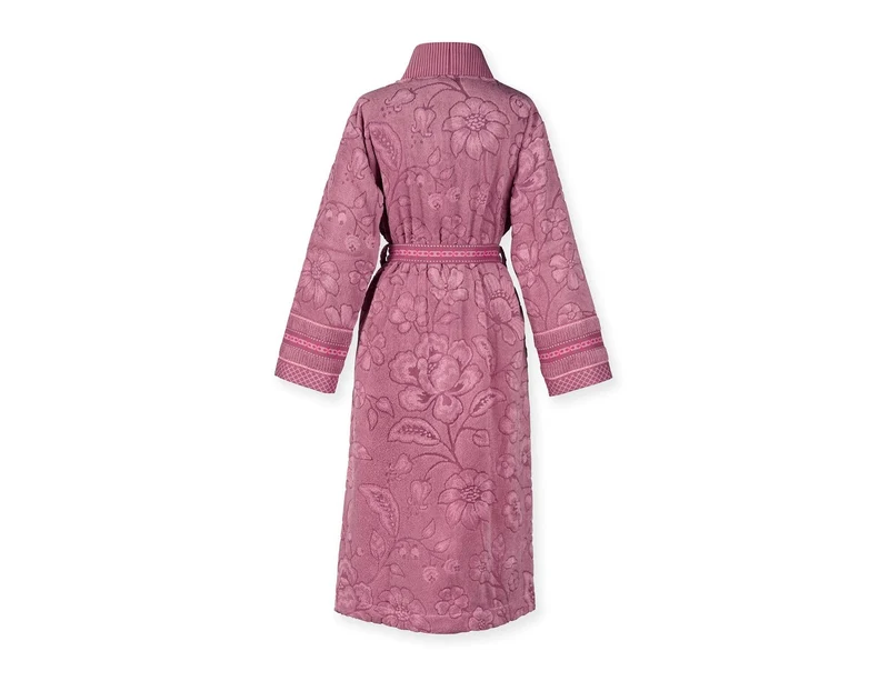 Peignoir Coton - JASMIN JACQUARD Rose clair