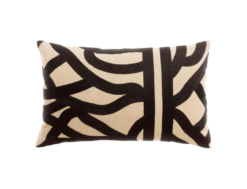 Coussin Coton Brodé - EZIA Ombre