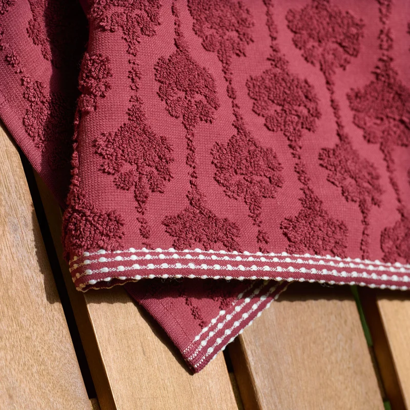 Drap de douche Néroli - Éponge jacquard ciselée