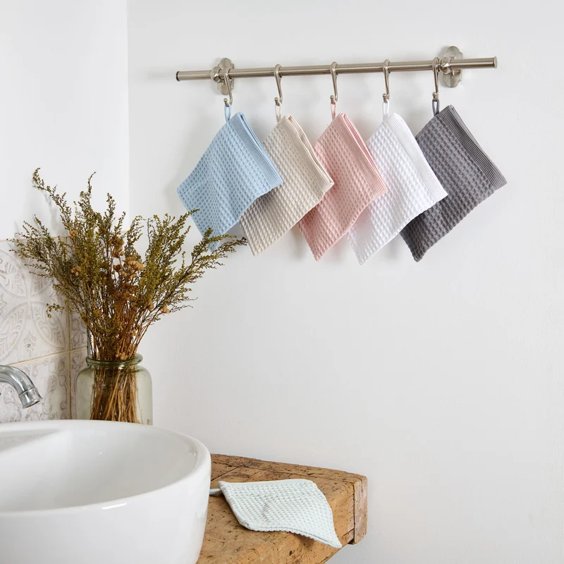 Gant de toilette en nid d'abeille 300 g/m² - Épure