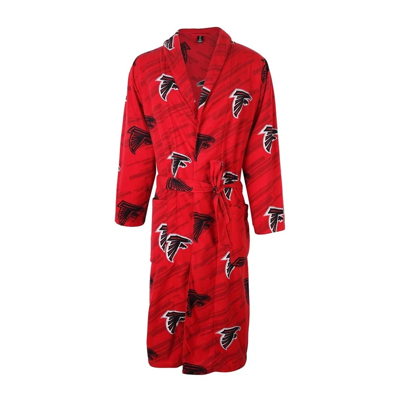 Atlanta Falcons Grandstand Microfleece Bathrobe in Red