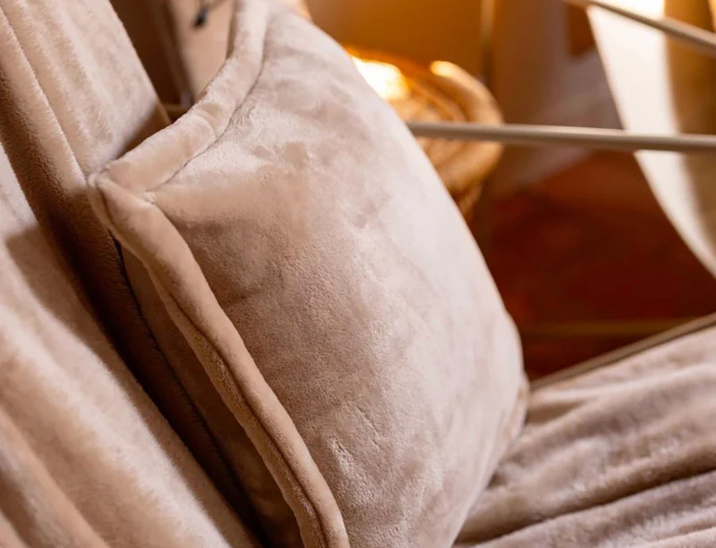 Coussin Polyester - TENDER Muscade