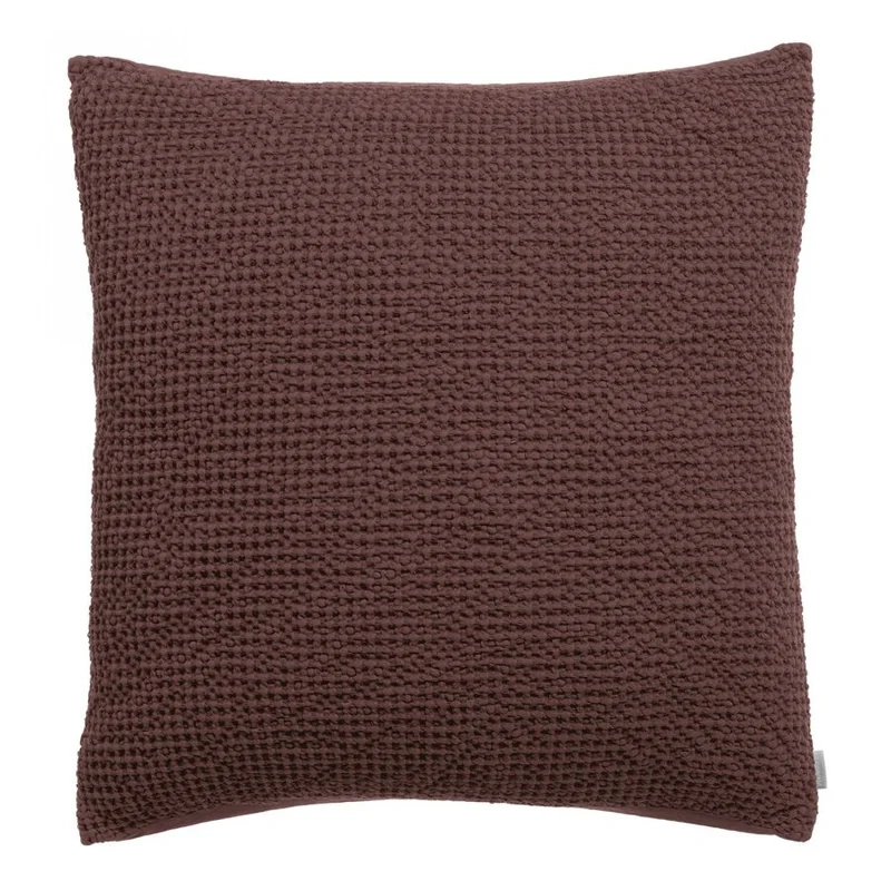 Coussin Nid d'abeille coton recyclé - MAIA Ebene