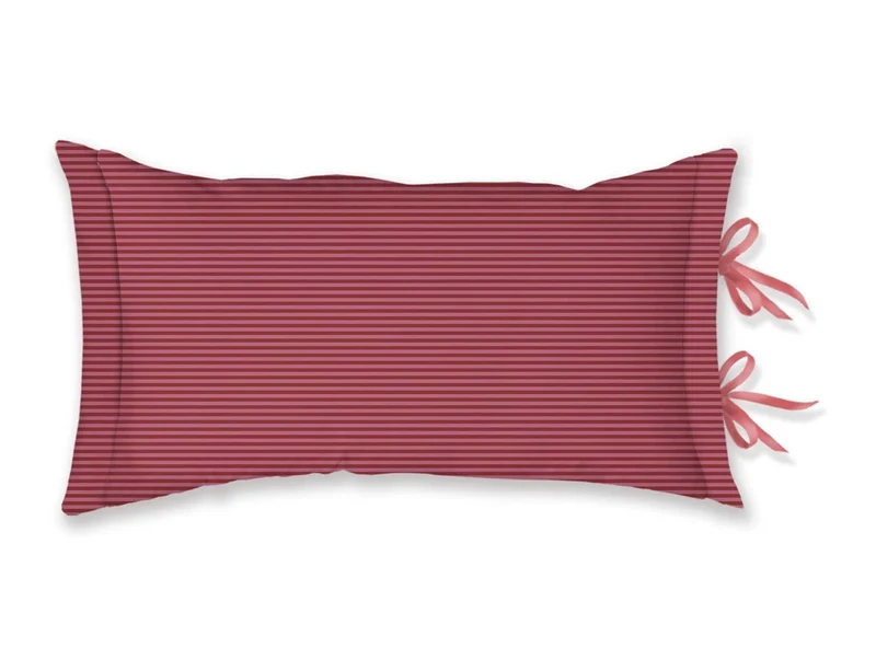 Coussin Percale de coton - MUMBAI EVENING Rose foncé