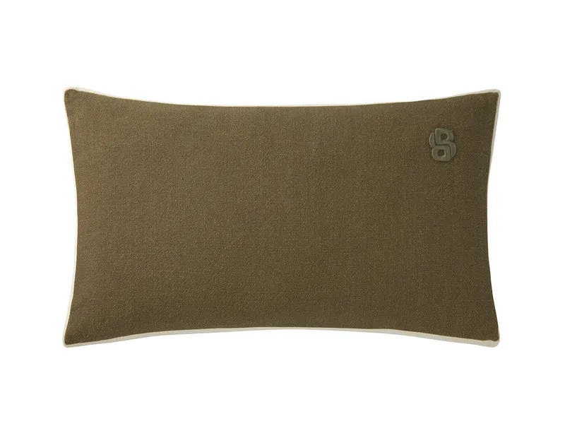 Coussin de décoration Lin - CLAYTON Dark