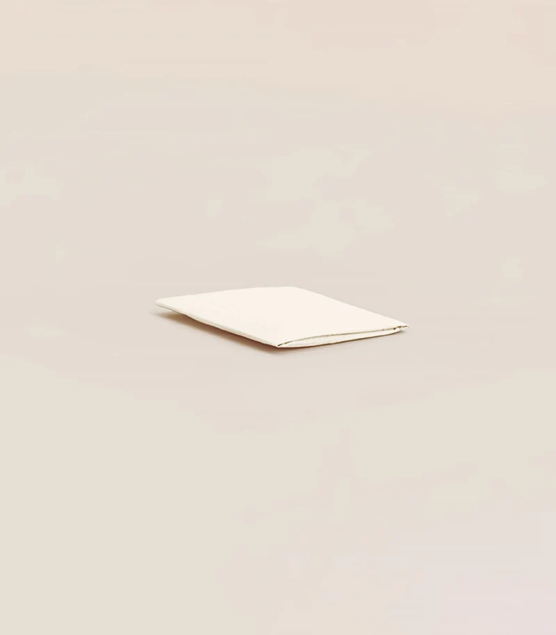 Drap housse percale de coton bio enfant - Beige Ivoire