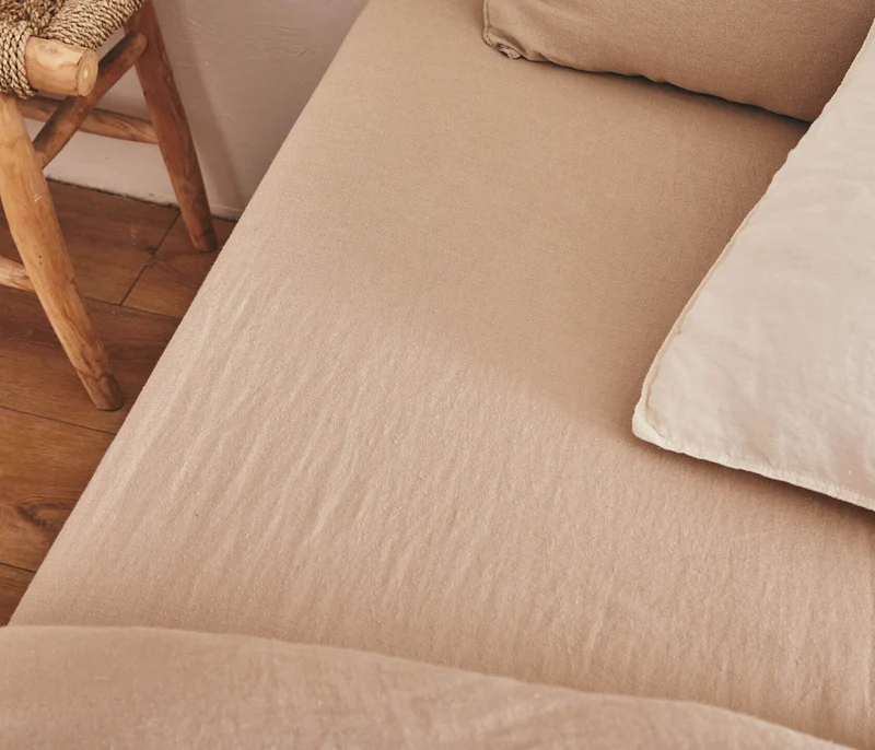 Drap housse en chanvre