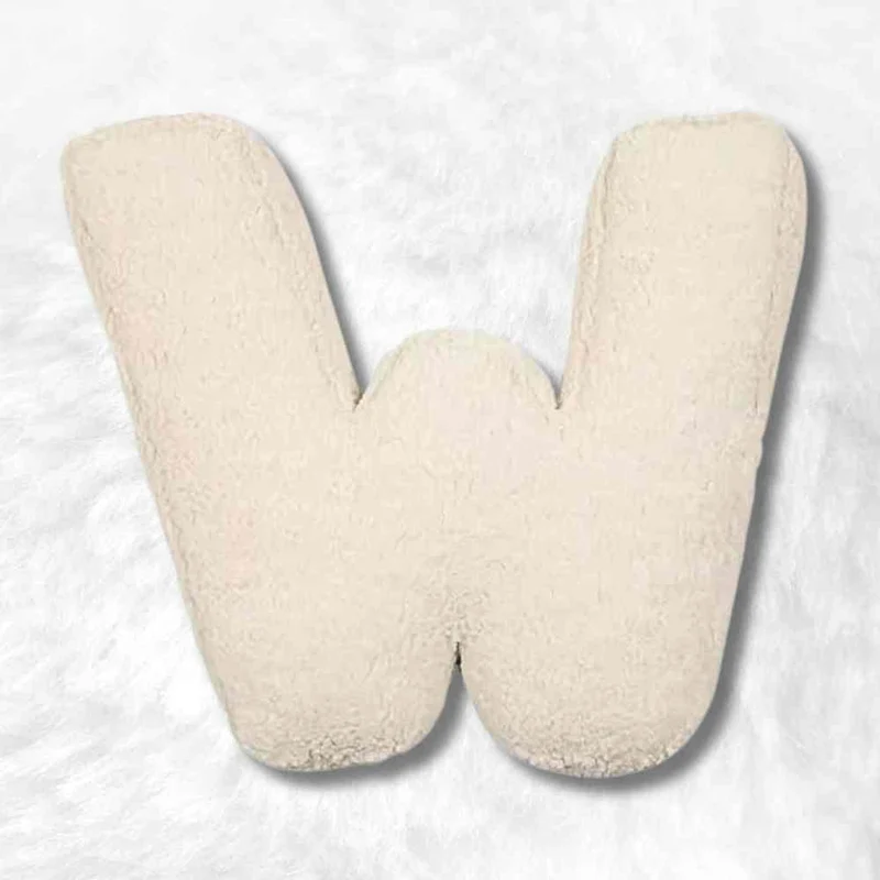 Coussin Lettre W
