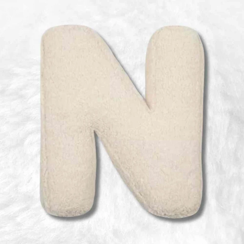 Coussin Lettre N