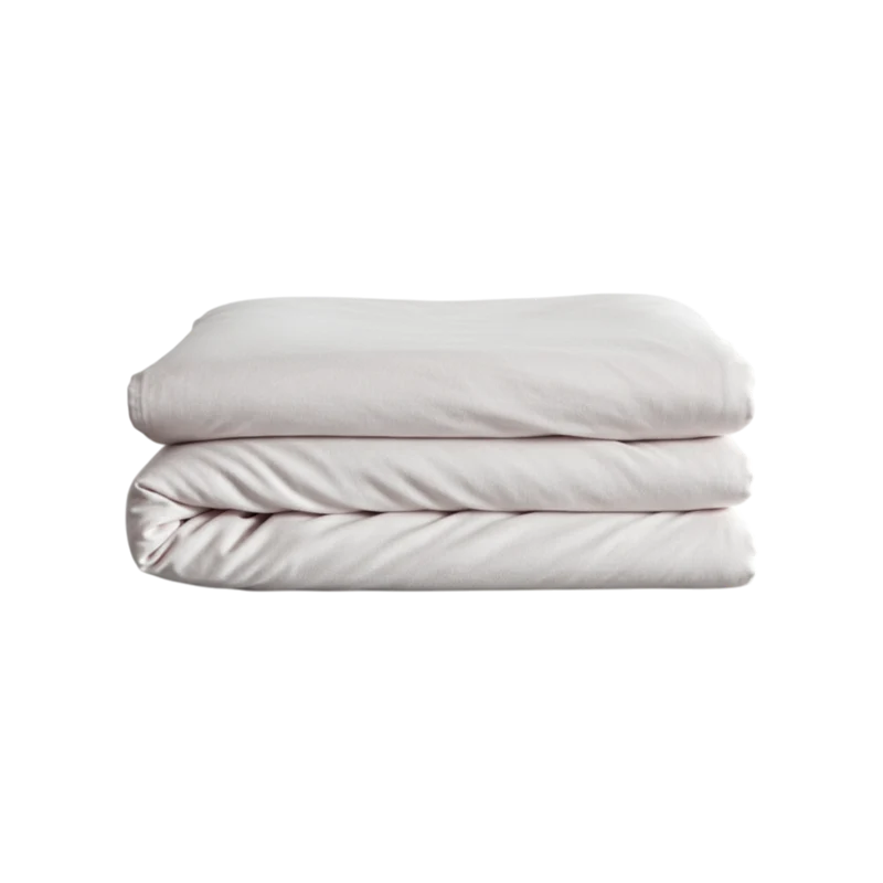 Housse de couette unie - Satin Lavé