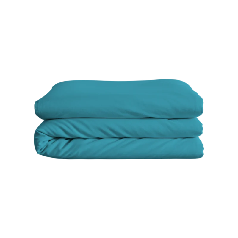 Housse de couette unie - Satin Lavé