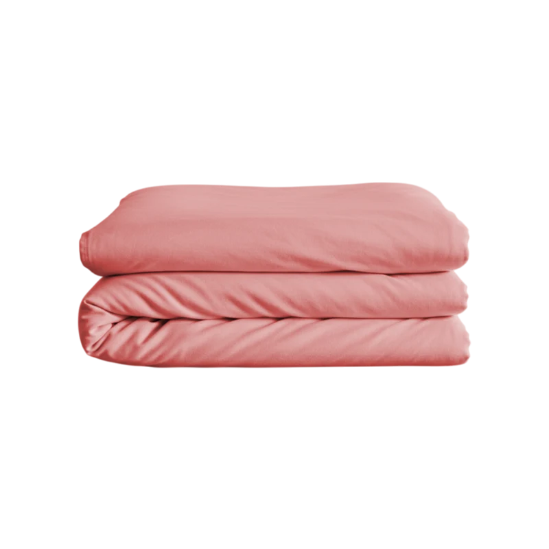 Housse de couette unie - Satin Lavé