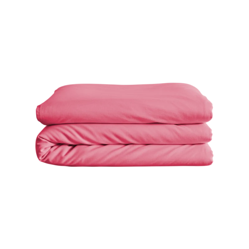 Housse de couette unie - Satin Lavé