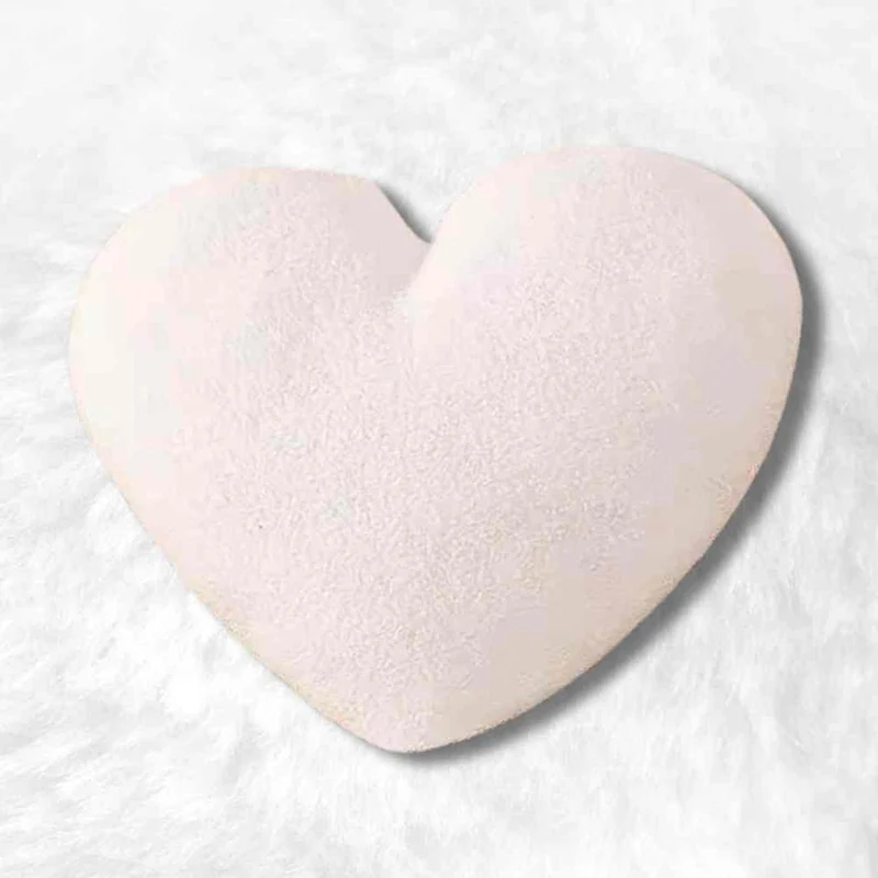 Coussin Cœur blanc