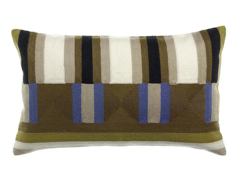Coussin Coton brodé - JASON Cèdre