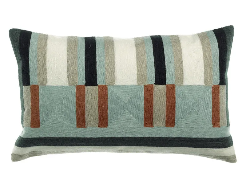 Coussin Coton brodé - JASON Ciel