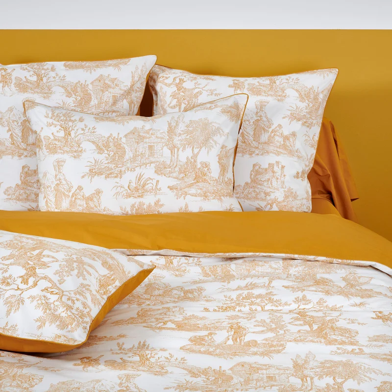 Drap housse Rêve en Or - Percale de coton