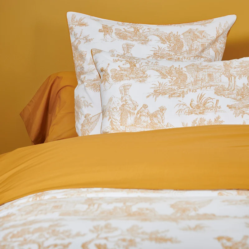 Drap housse Rêve en Or - Percale de coton