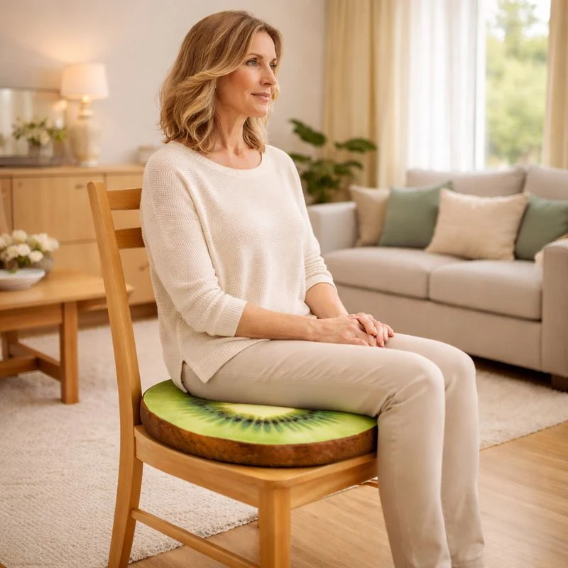 Coussin de Chaise Fruit kiwi
