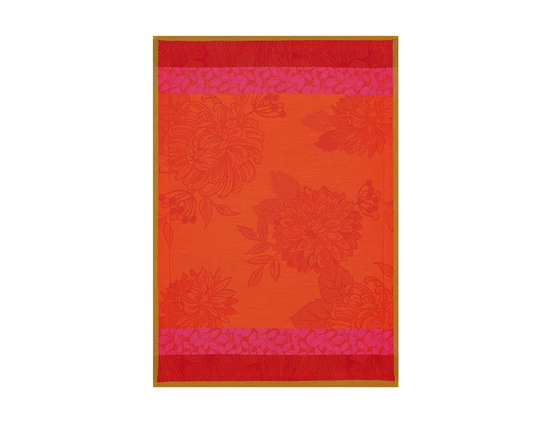 Nappe Coton Jacquard - PARFUMS DE BAGATELLE Capucine