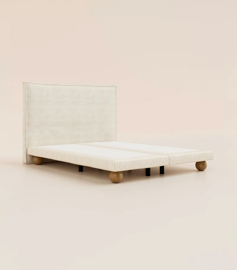 Lit Grand Ours - Velours Sahara