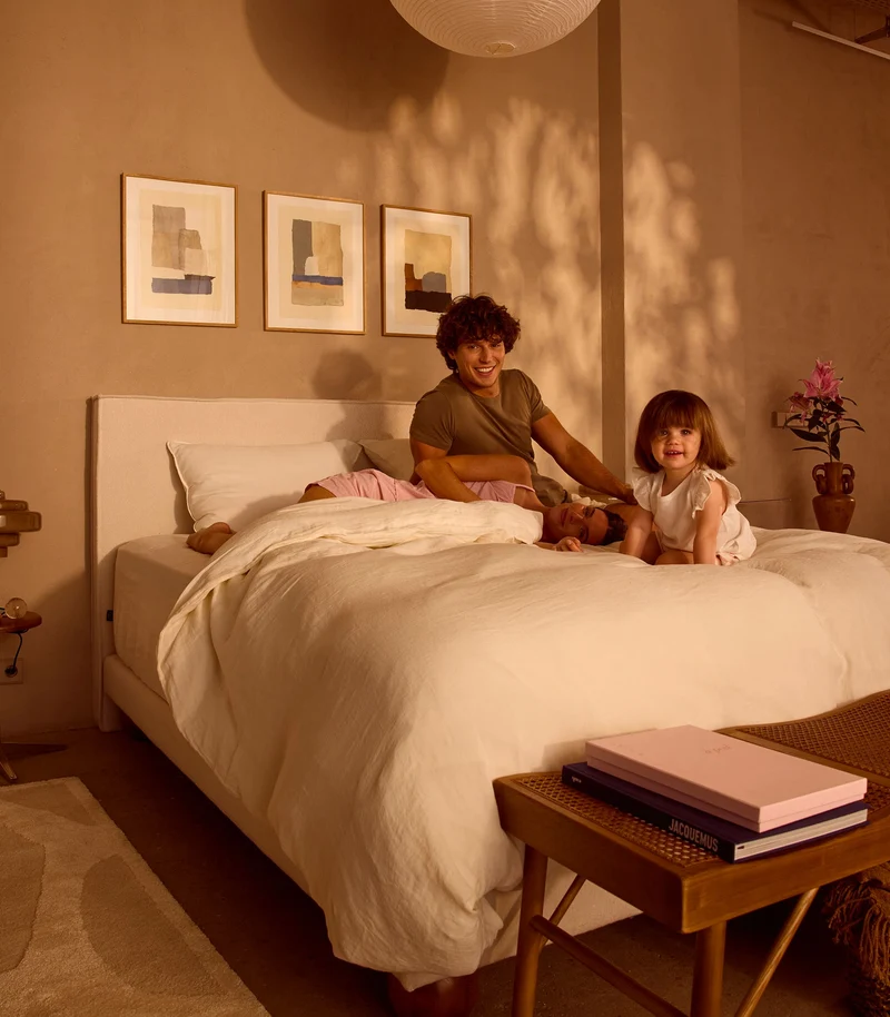 Lit Grand Ours - Velours Sahara