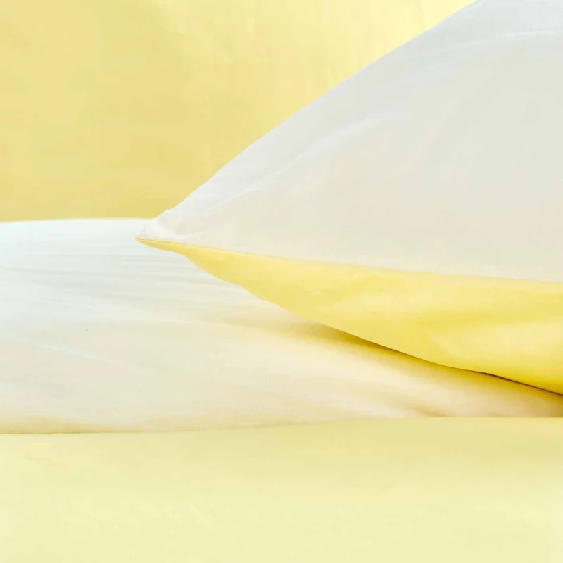 Parure de lit - Housse de couette réversible | Blanc des Prés