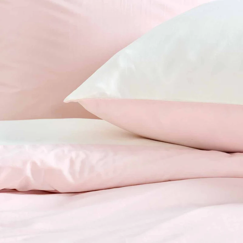 Parure de lit - Housse de couette réversible | Blanc des Prés