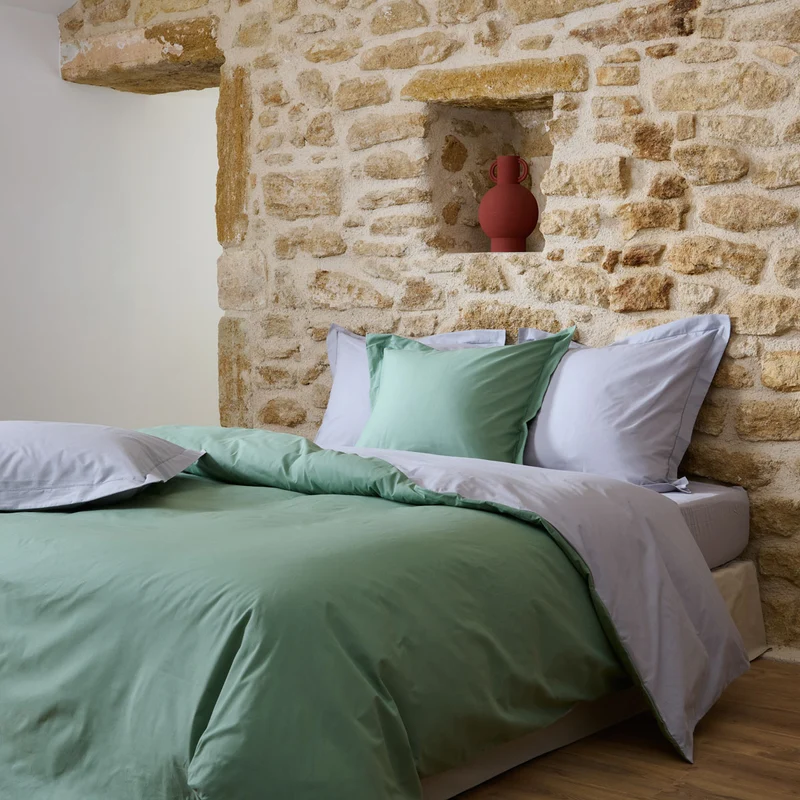 Drap housse Duo Coton - Coton 57 fils