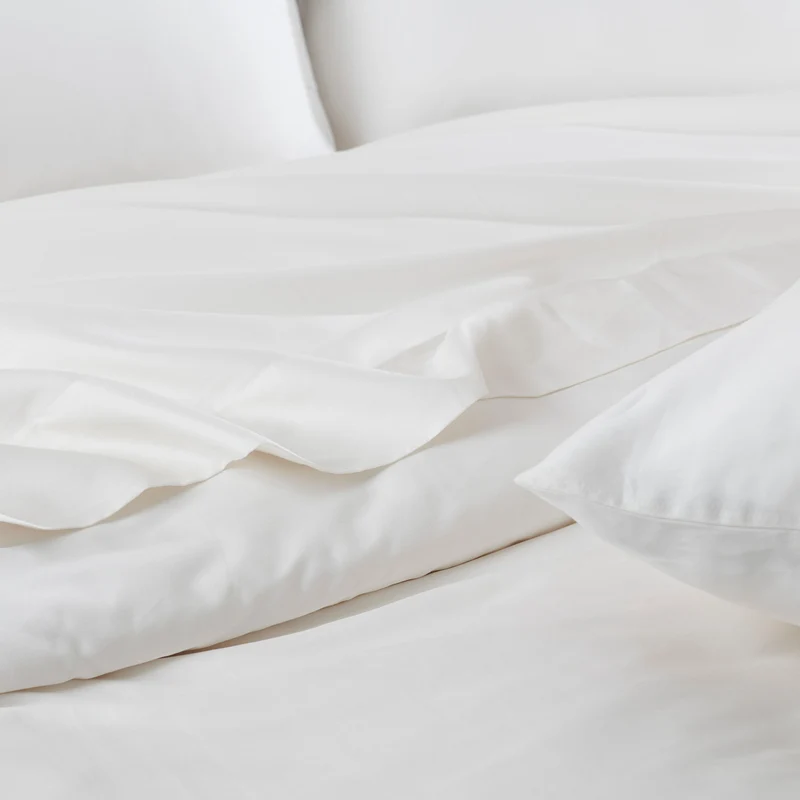 Drap plat Douce Nuit - Satin de coton 80 fils/cm²
