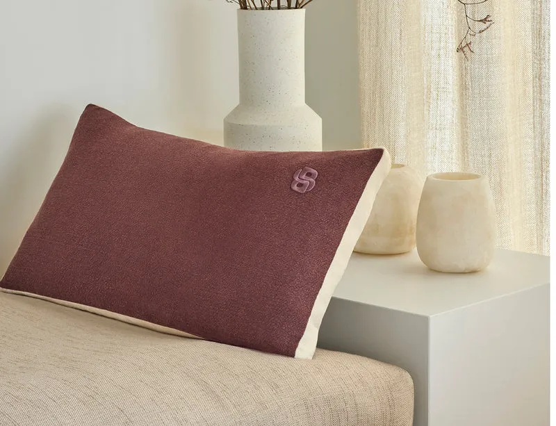 Coussin de décoration Lin - CLAYTON Moka