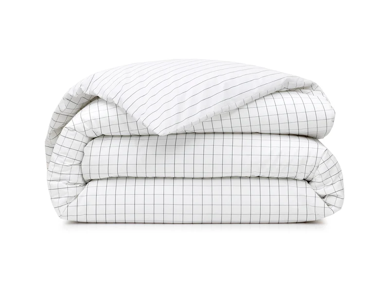 Housse de couette Percale de coton - L TENNISN Vert