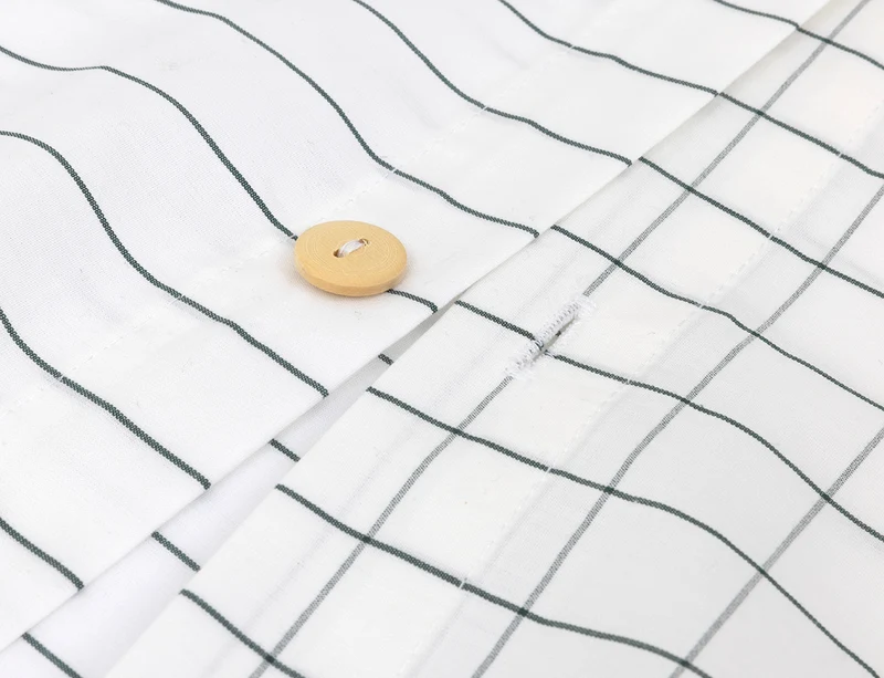 Housse de couette Percale de coton - L TENNISN Vert