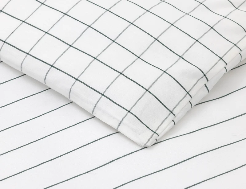 Housse de couette Percale de coton - L TENNISN Vert