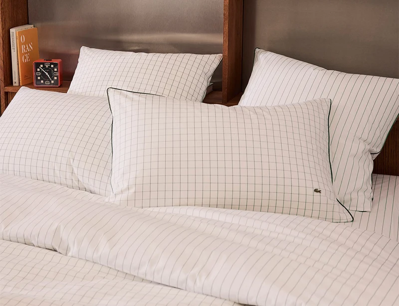 L TENNISN Vert - Percale de coton