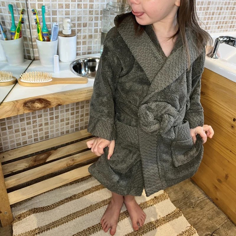 Peignoir Enfant - Coton Zero Twist - 400g/m²