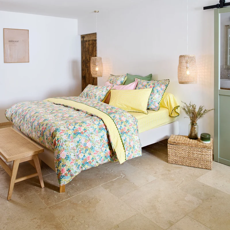 Parure de lit Lili - Percale de coton