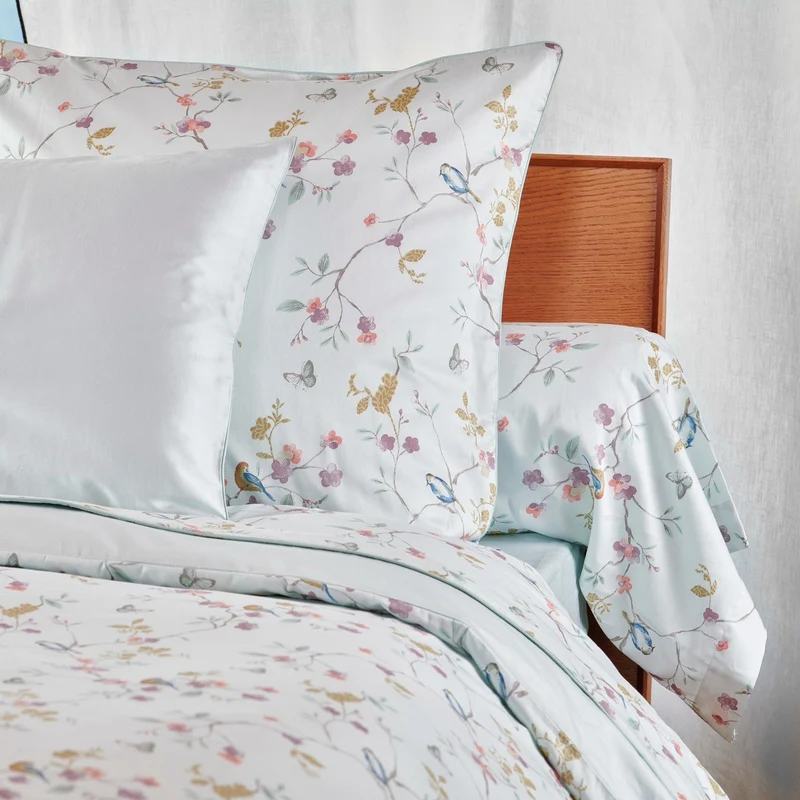 Parure de lit Jardin Suspendu - Satin de coton 120 fils/cm²
