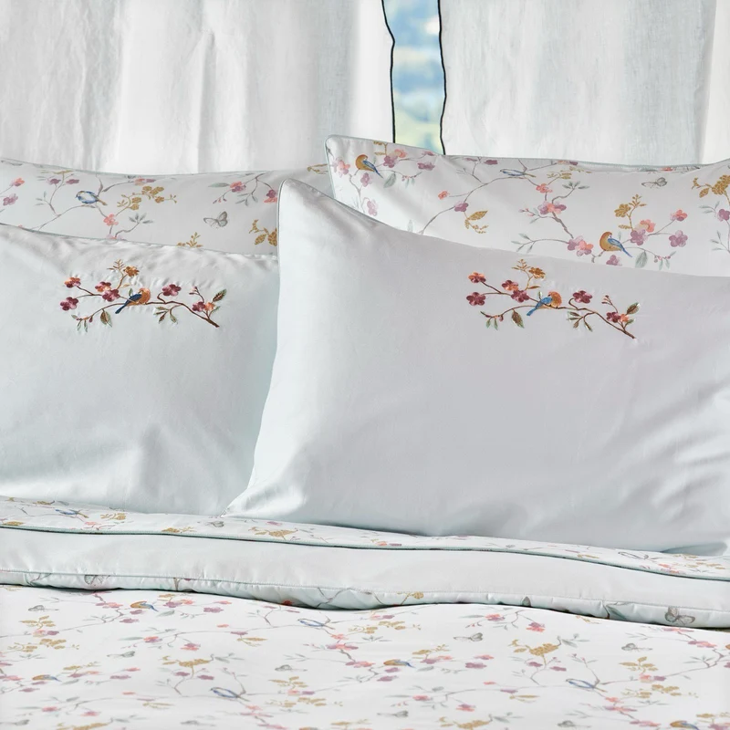 Parure de lit Jardin Suspendu - Satin de coton 120 fils/cm²