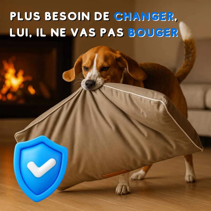 Coussin Indestructible pour Chien marron