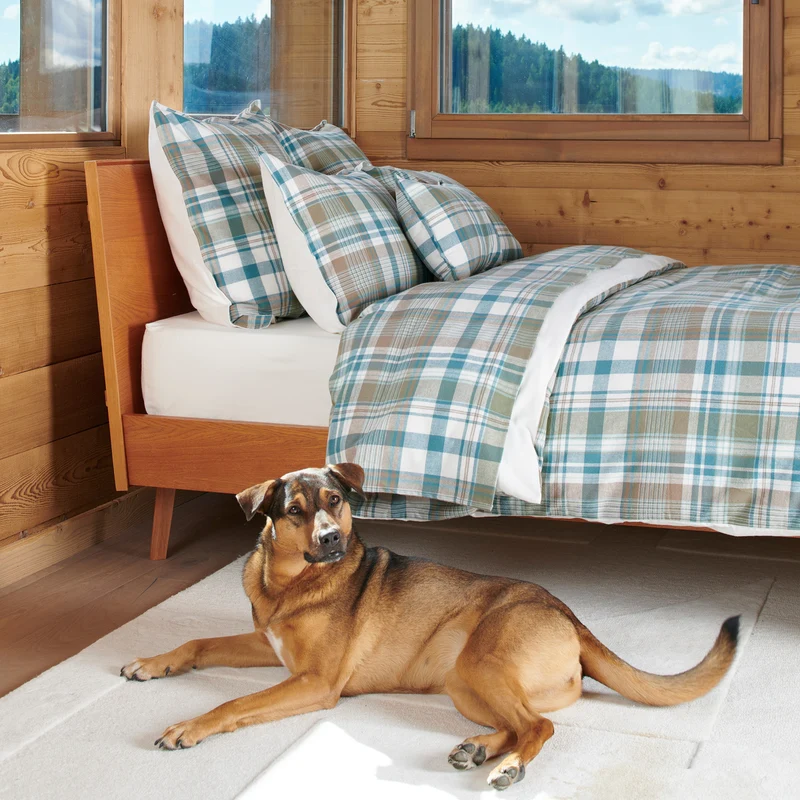 Housse de Couette Highlands - Flanelle Tissé-Teint