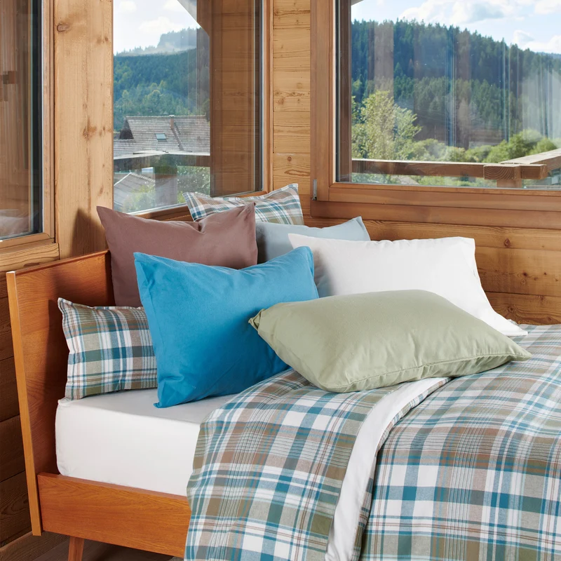 Housse de Couette Highlands - Flanelle Tissé-Teint
