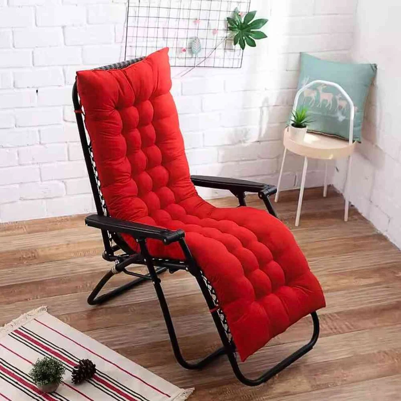 Coussin Chaise Longue rouge