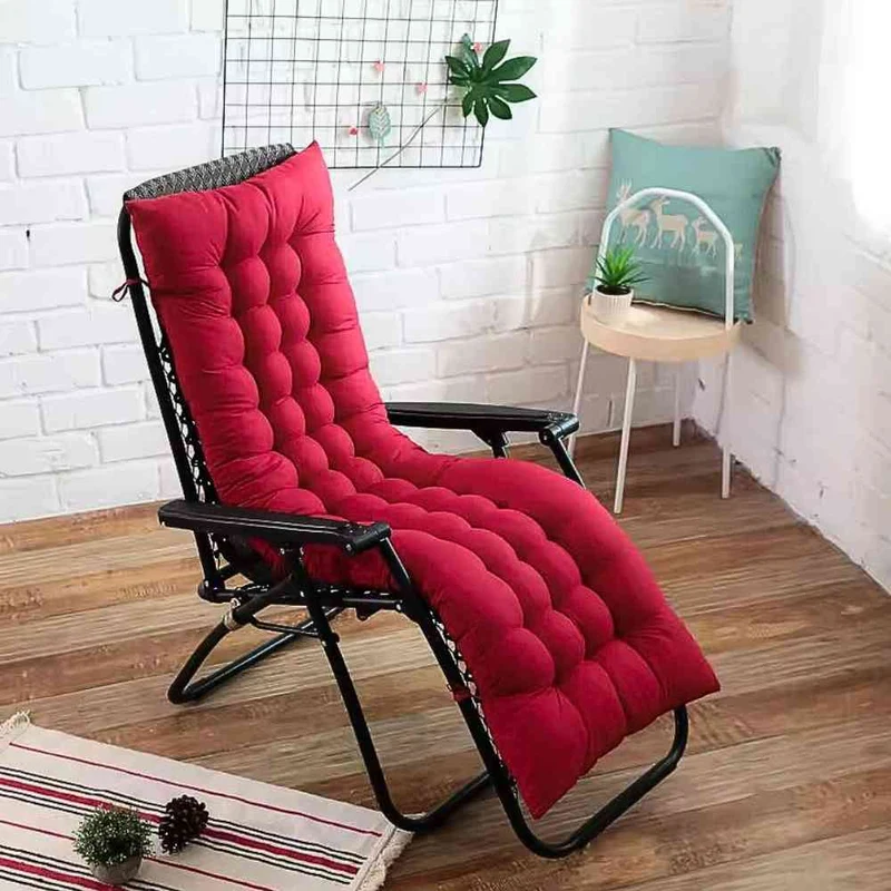 Coussin Chaise Longue bordeaux