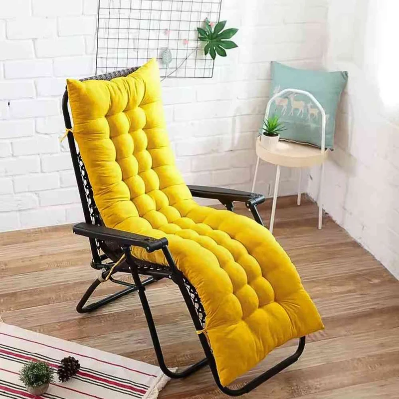 Coussin Chaise Longue jaune