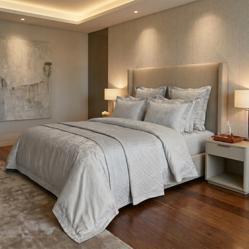 Drap plat Charme - Satin de coton 120 fils/cm²