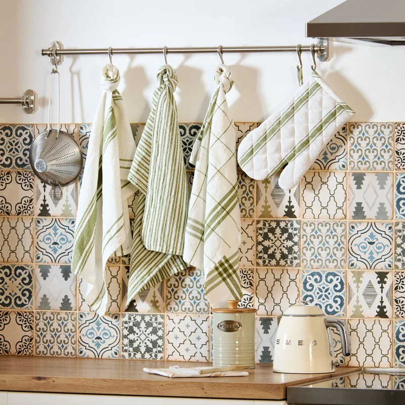 Linge de table Sous l'olivier - 100% Coton lavé