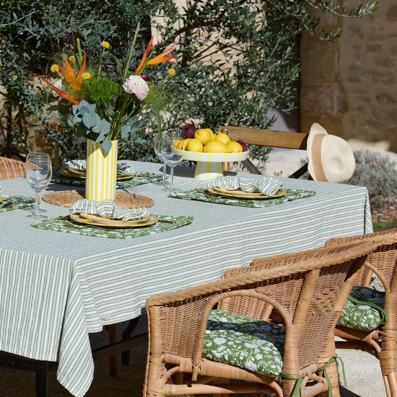 Nappe Sous l’Olivier - 100% Coton lavé